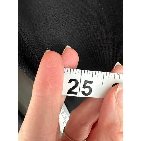 Spanx Pants Womens XS Black Super Smooth Leggings Perfect Fit Zip Stretch Ponte - Picture 7 of 8